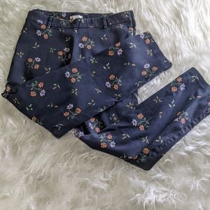 H&M Floral Pants - Springy Cotton Blend